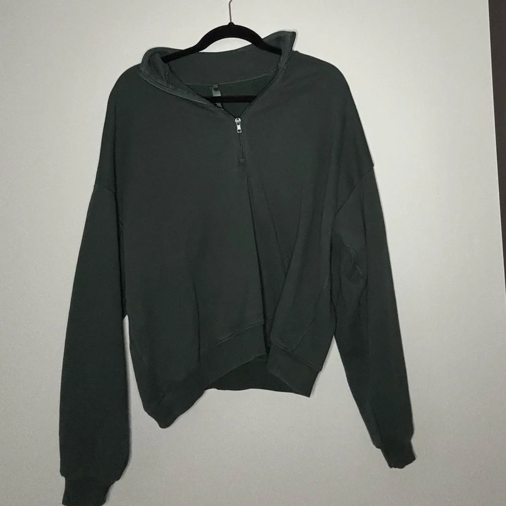 Skims Cotton Fleece Classic Quarter Zip - Picture 2 of 3